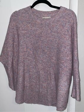Lou & Grey for Loft Poncho Sweater